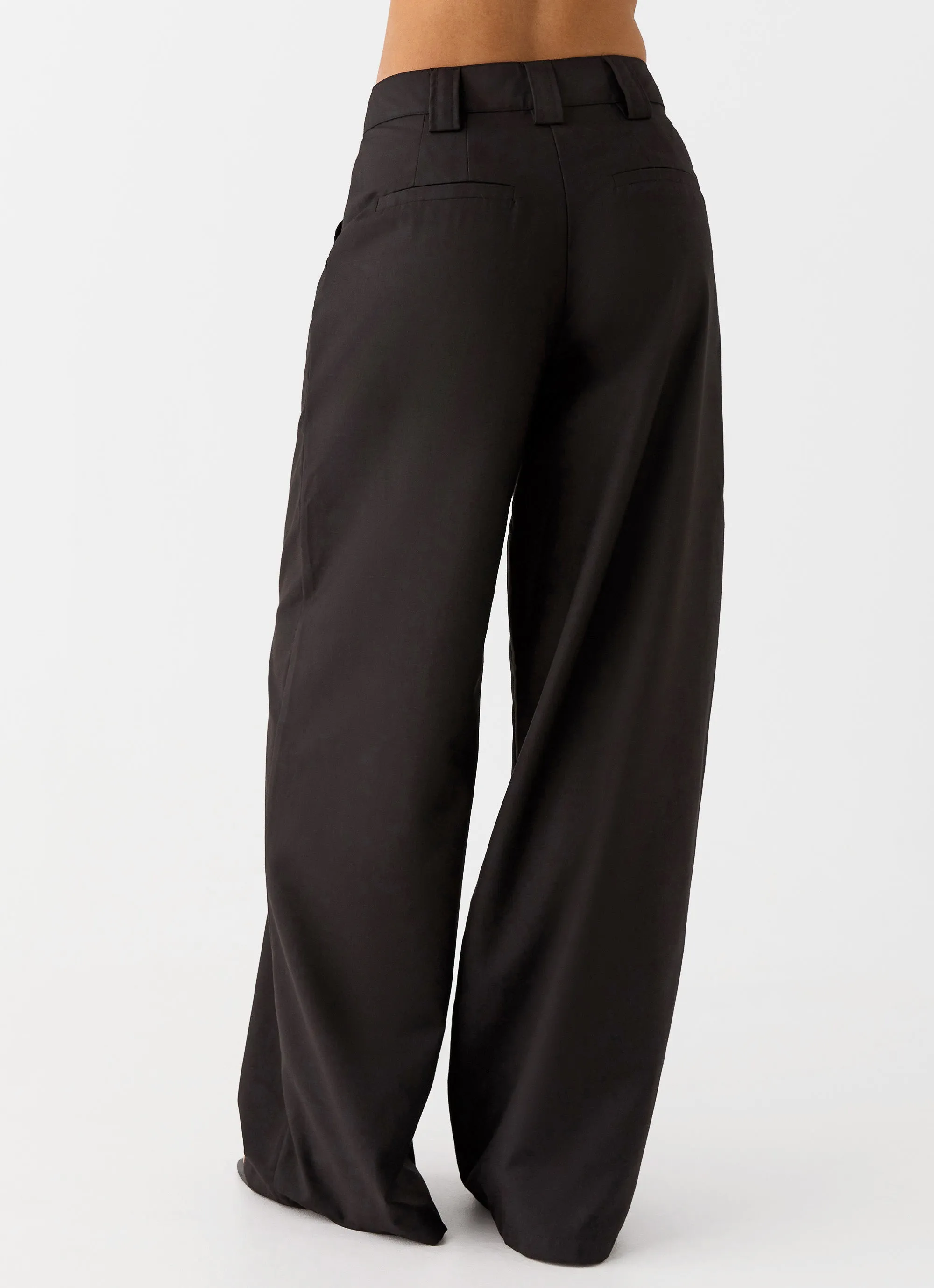 ripstop fabric Siena Style Tailored Pants - Black