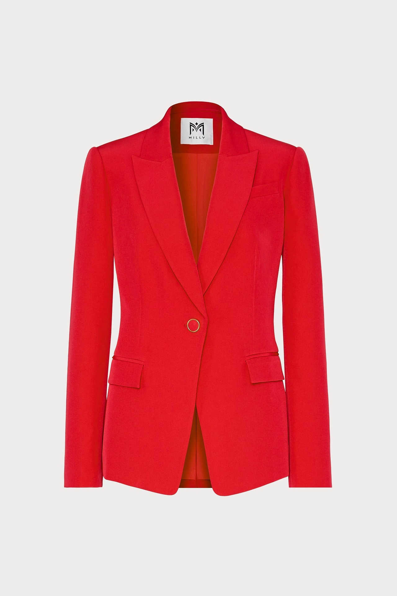 Avery Cady Blazer simple design Full Length Zipper Closure