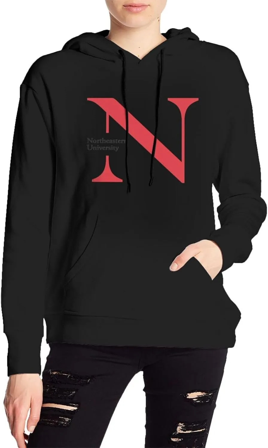 Northeastern University Unisex-Adult Fleece Hoodie Sweatshirt