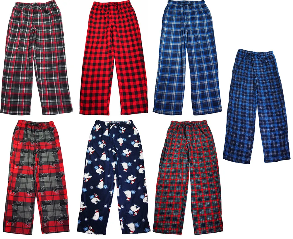 Norty Rio Men's 100% Fleece Polyester Sleep Lounge Pants