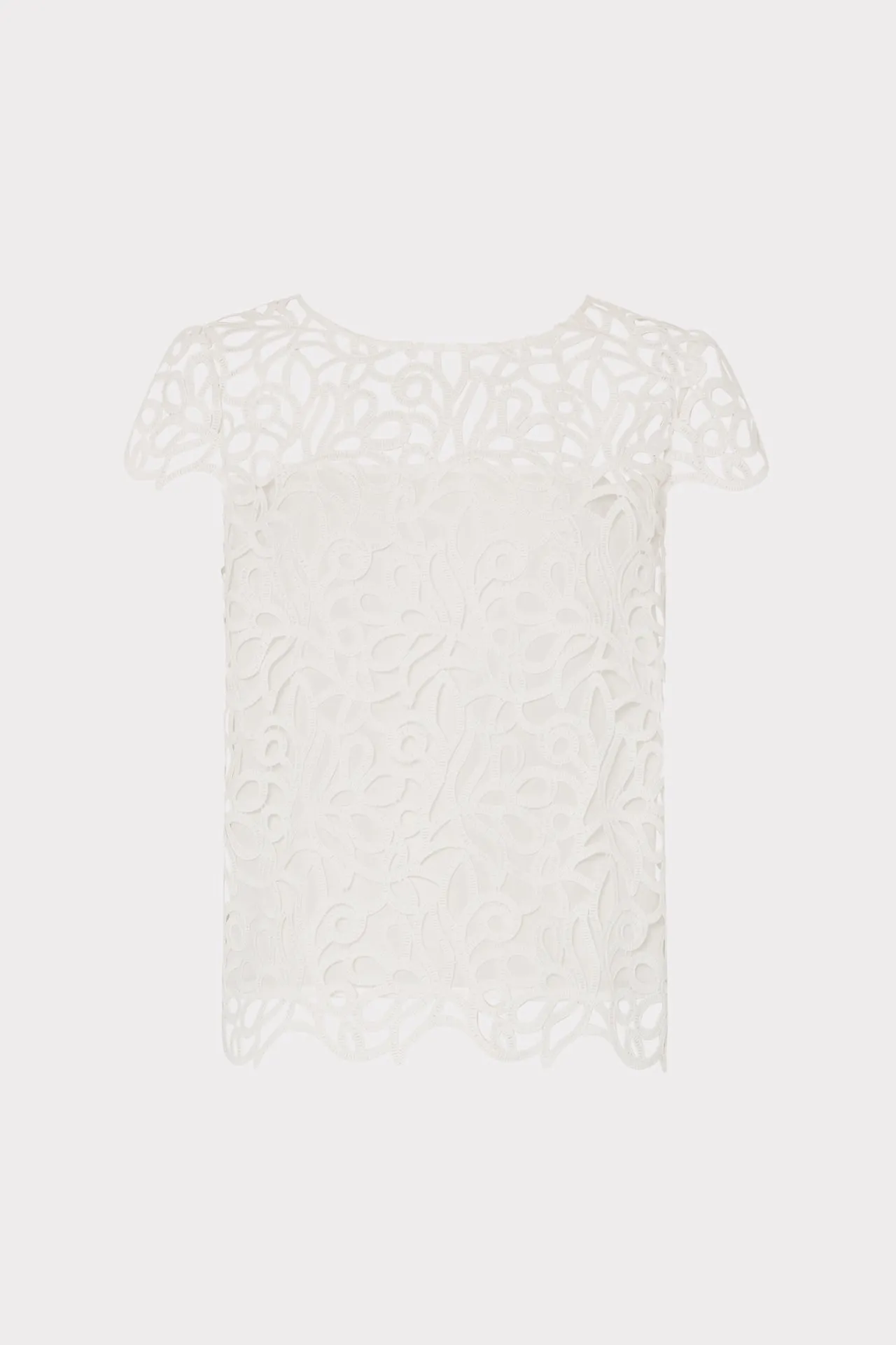 Baby Curled Lace Top Wrinkle Free Texture LayeredPanel