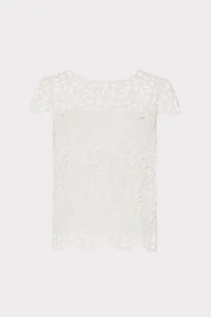 Durable Reinforced Elbow Patches Baby Curled Lace Top