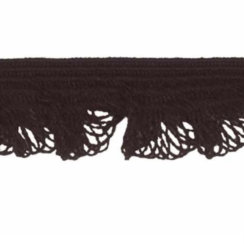 Novelty Ruffle - 14mm - By the Yard - Black