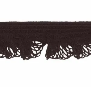 Novelty Ruffle - 14mm - By the Yard - Black