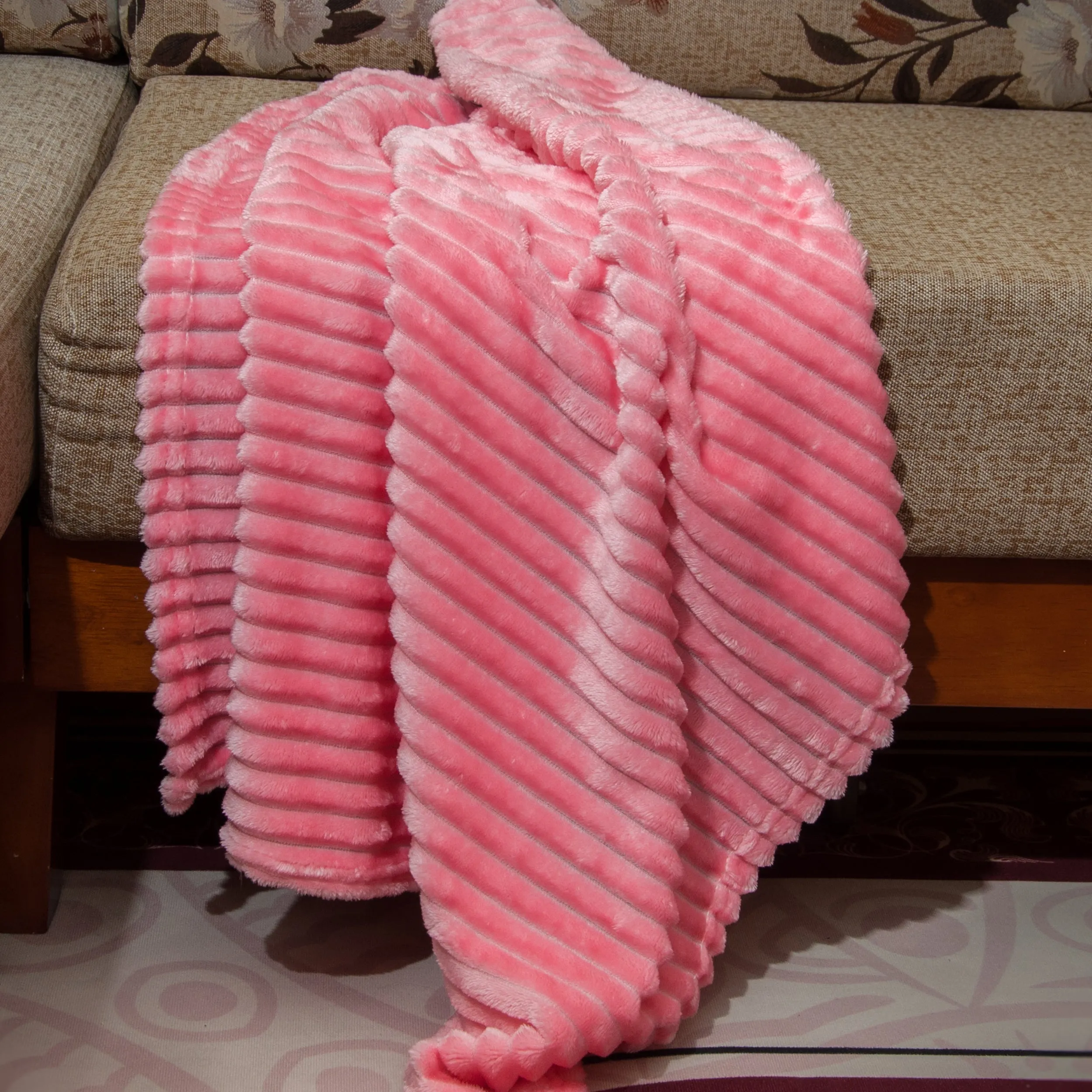 NTBAY All Seasons Plush Flannel Fleece Throw Blanket