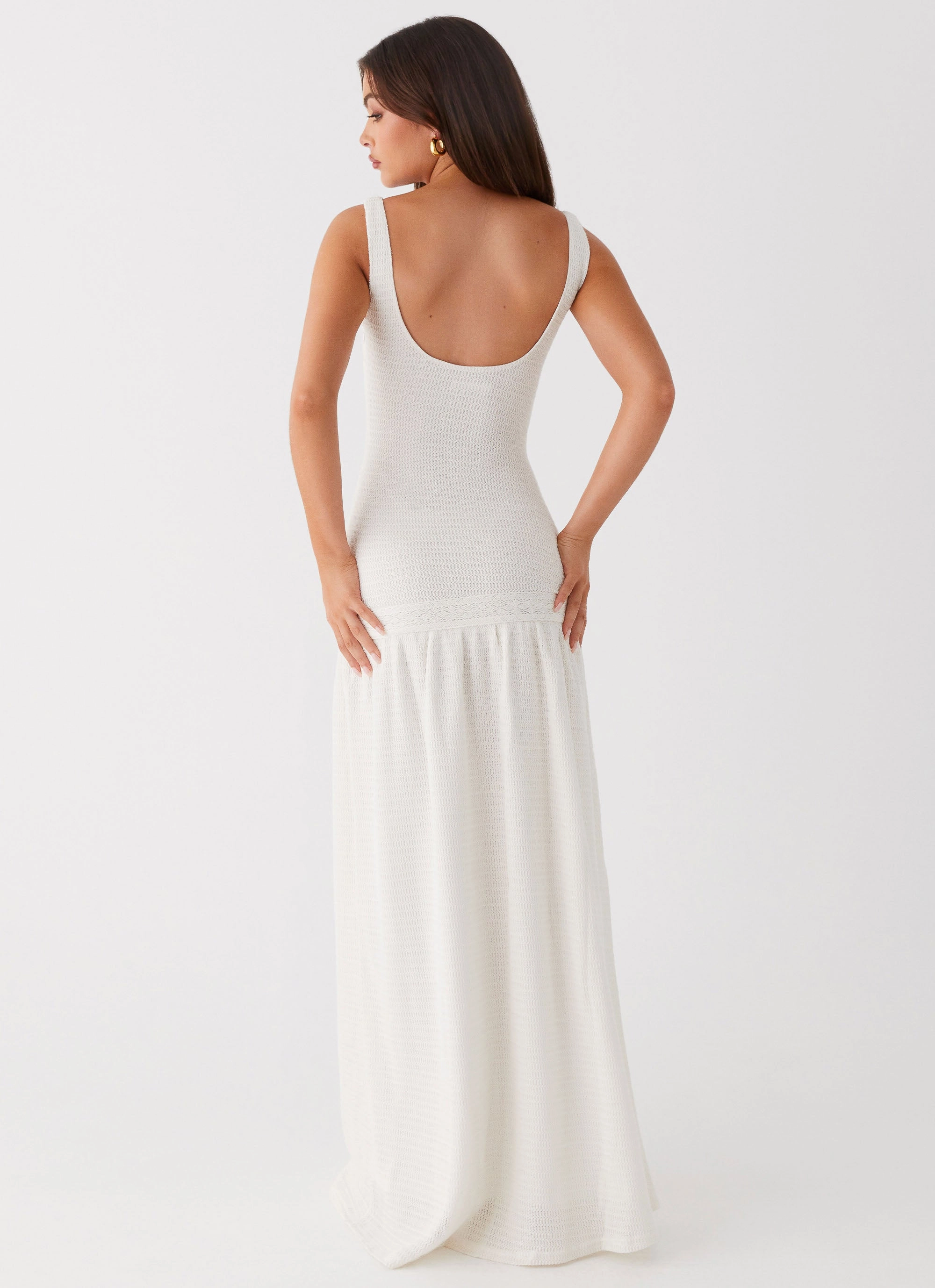 Lyrical Maxi Dress - Ivory Refined Vibe