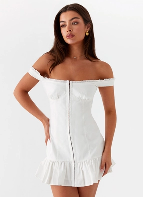 Collector??s Item Bestseller Item Odessa Frill Mini Dress - White
