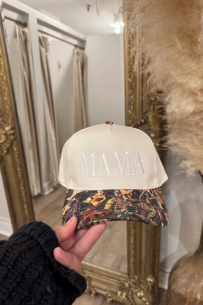 MAMA Two Tone Camo Hat Urban Cool City Vibes