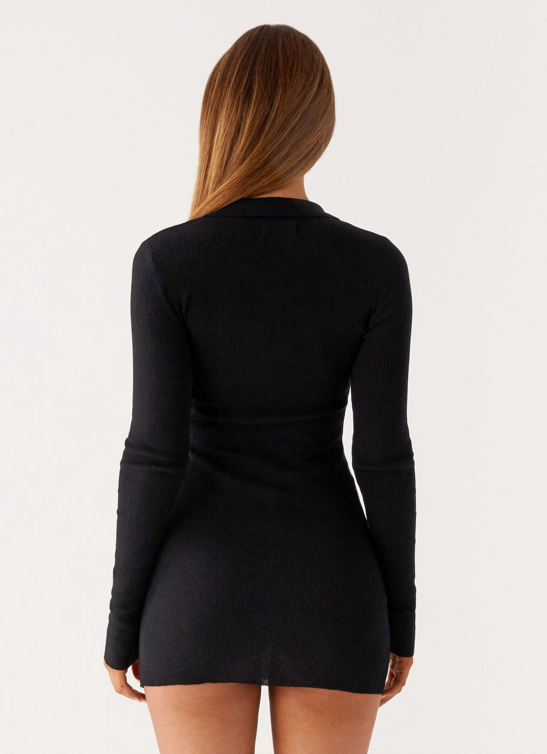 Off Duty Polo Dress - Black Eco-friendly Soft Appeal