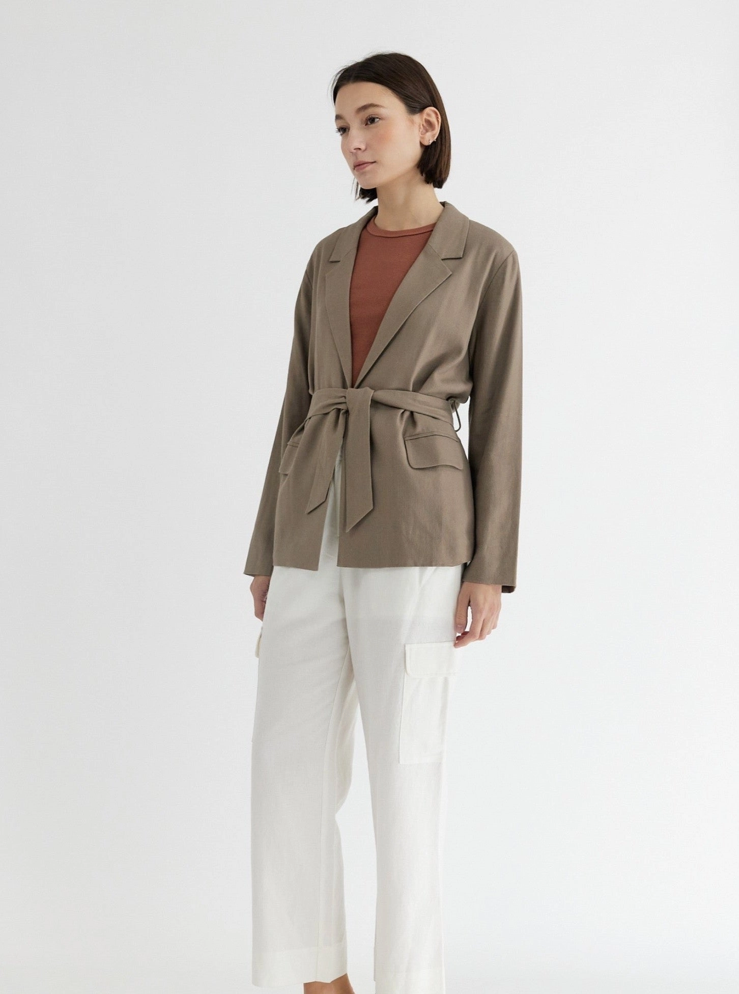 Taped Seam Waterproofing Olena Jacket Taupe