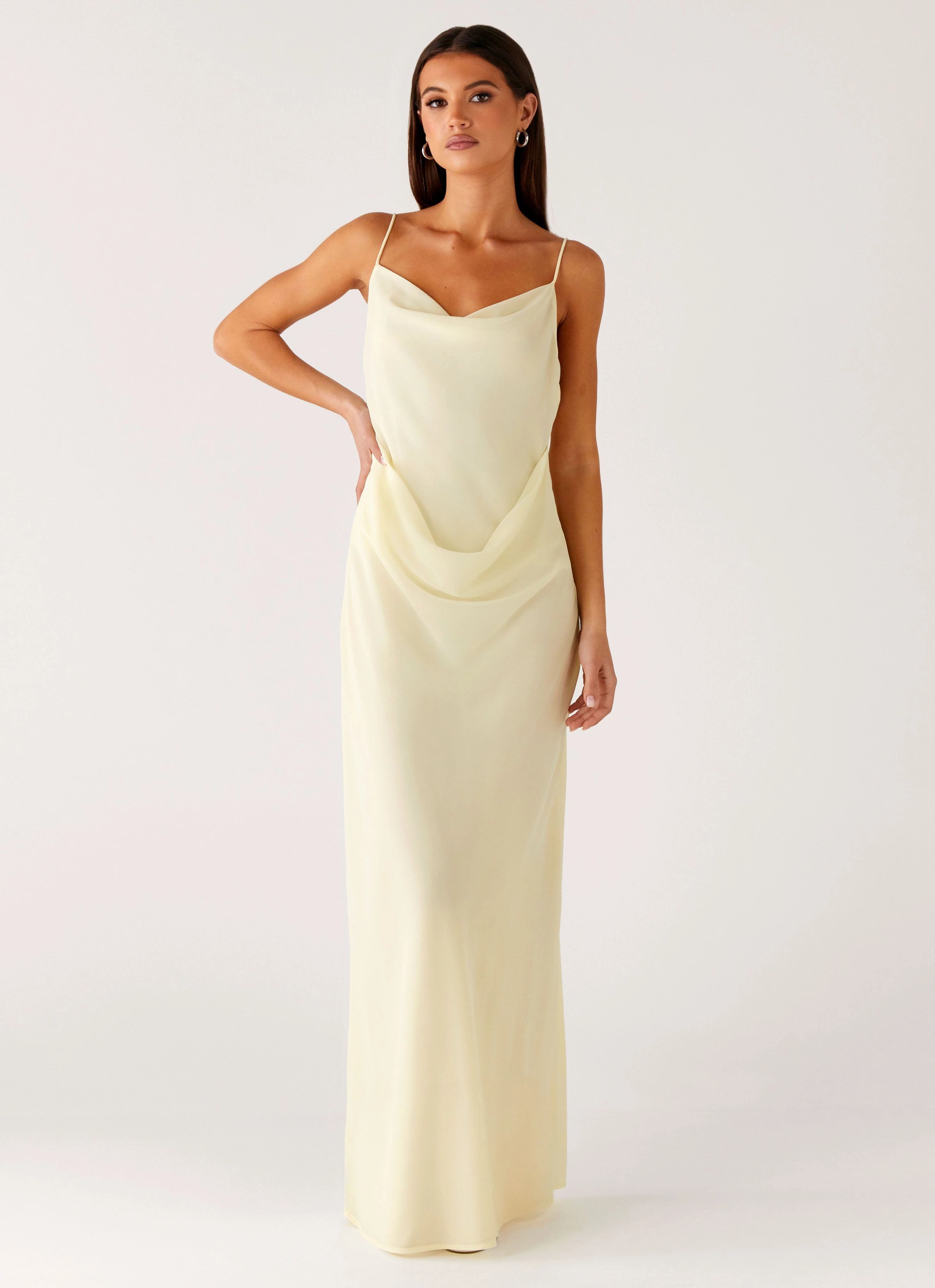 Subtle Glow Travel Vibe Oliana Maxi Dress - Yellow