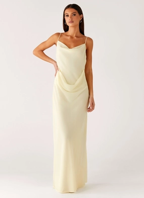 Subtle Glow Travel Vibe Oliana Maxi Dress - Yellow