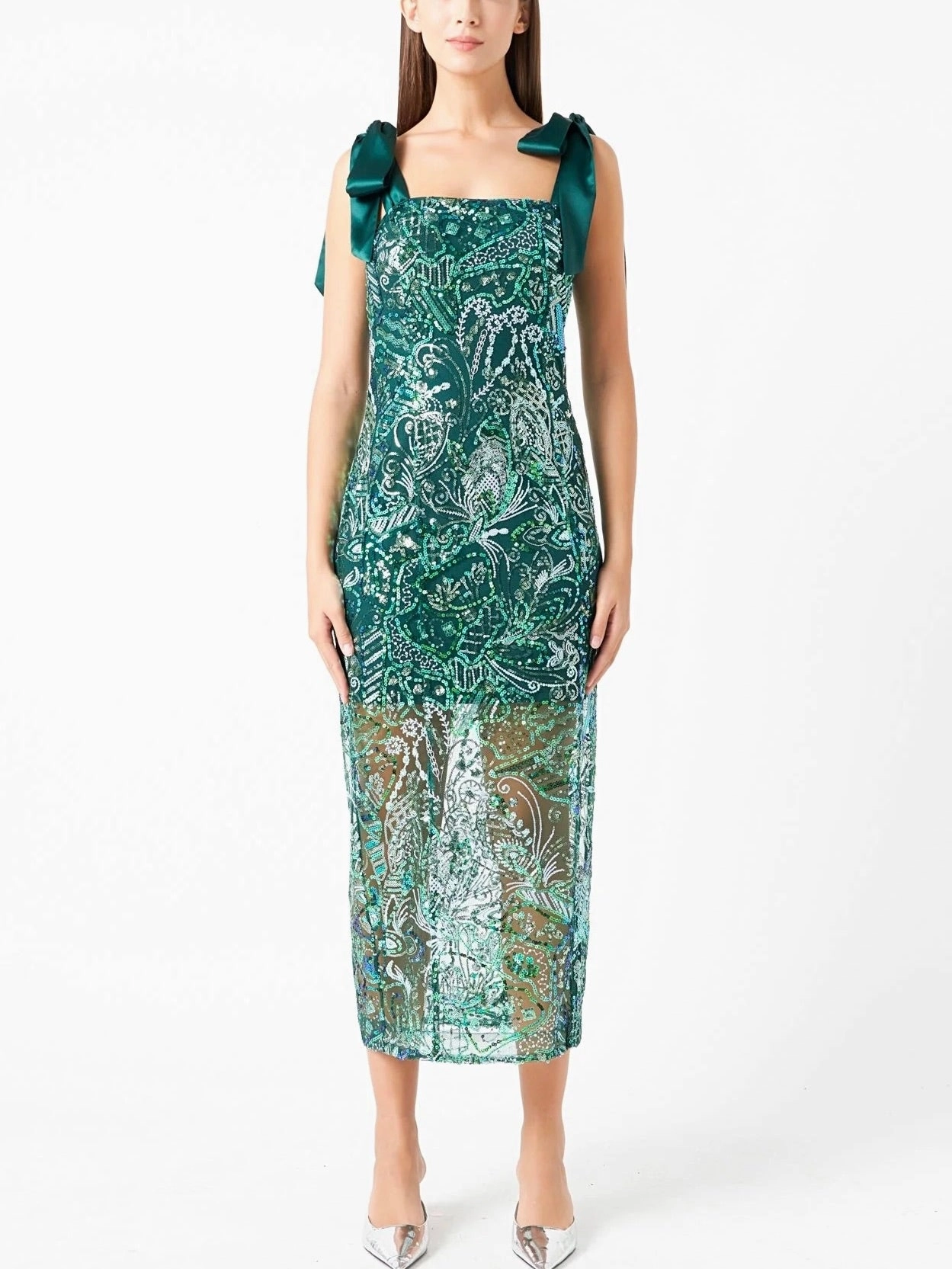 Olivia Sequin Dress Feminine Touch