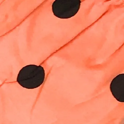 Orange Cat Polka Dot Pajama Set 2 Pc