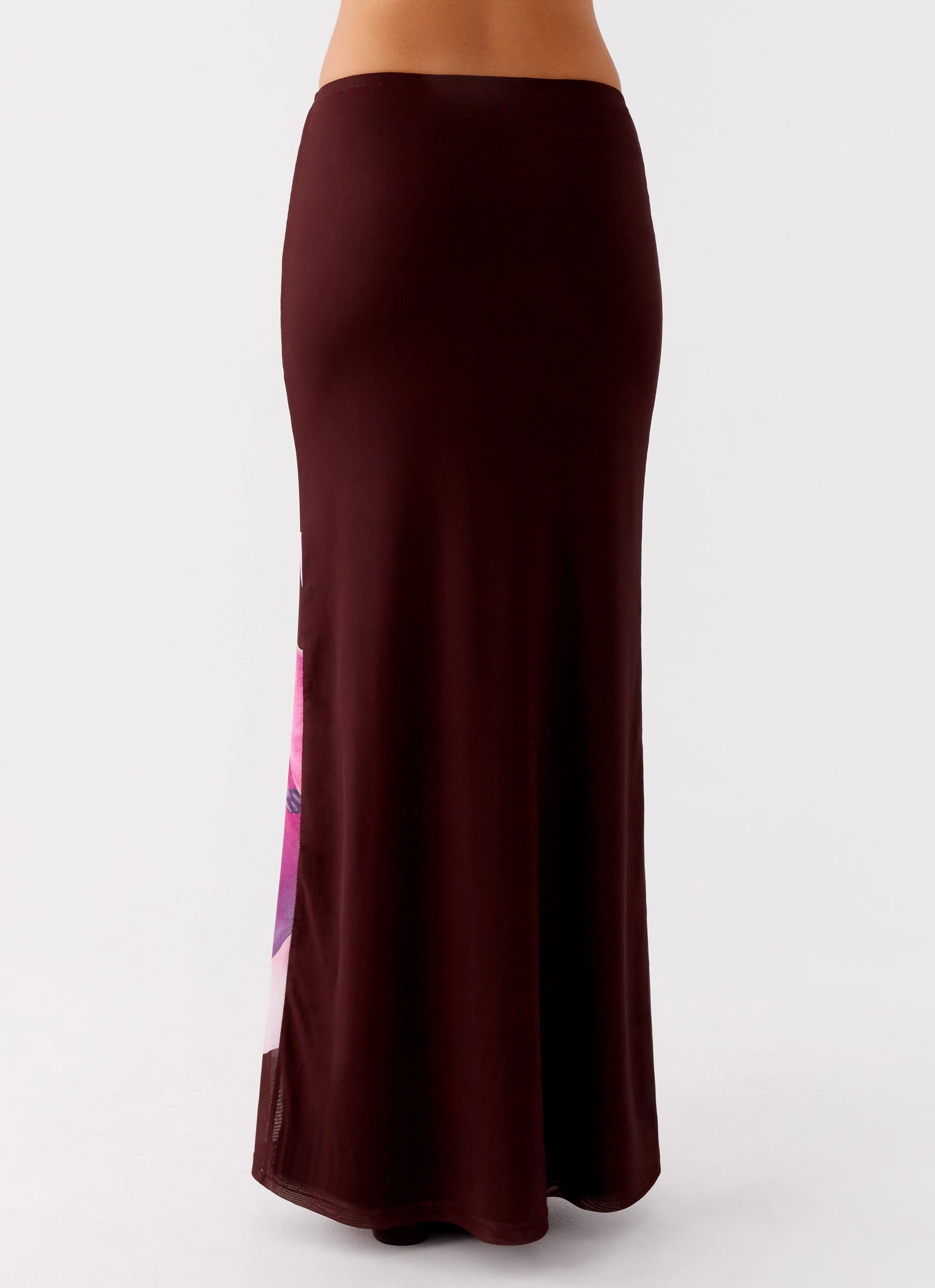 Alpha Maxi Skirt - Dark Chocolate Comfort Waistline Oversized style