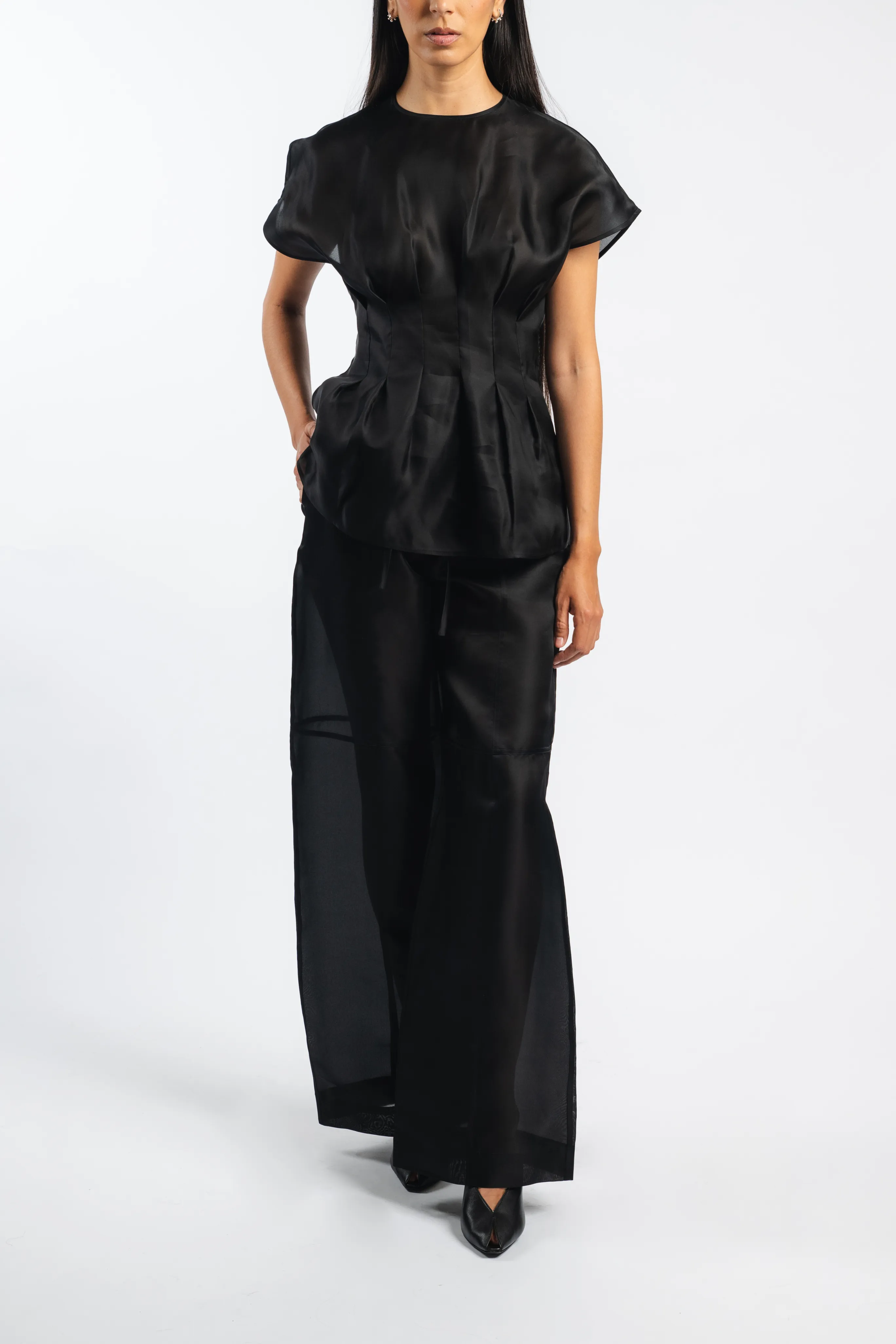 Freedom Move Organza Silk Parachute Trousers
