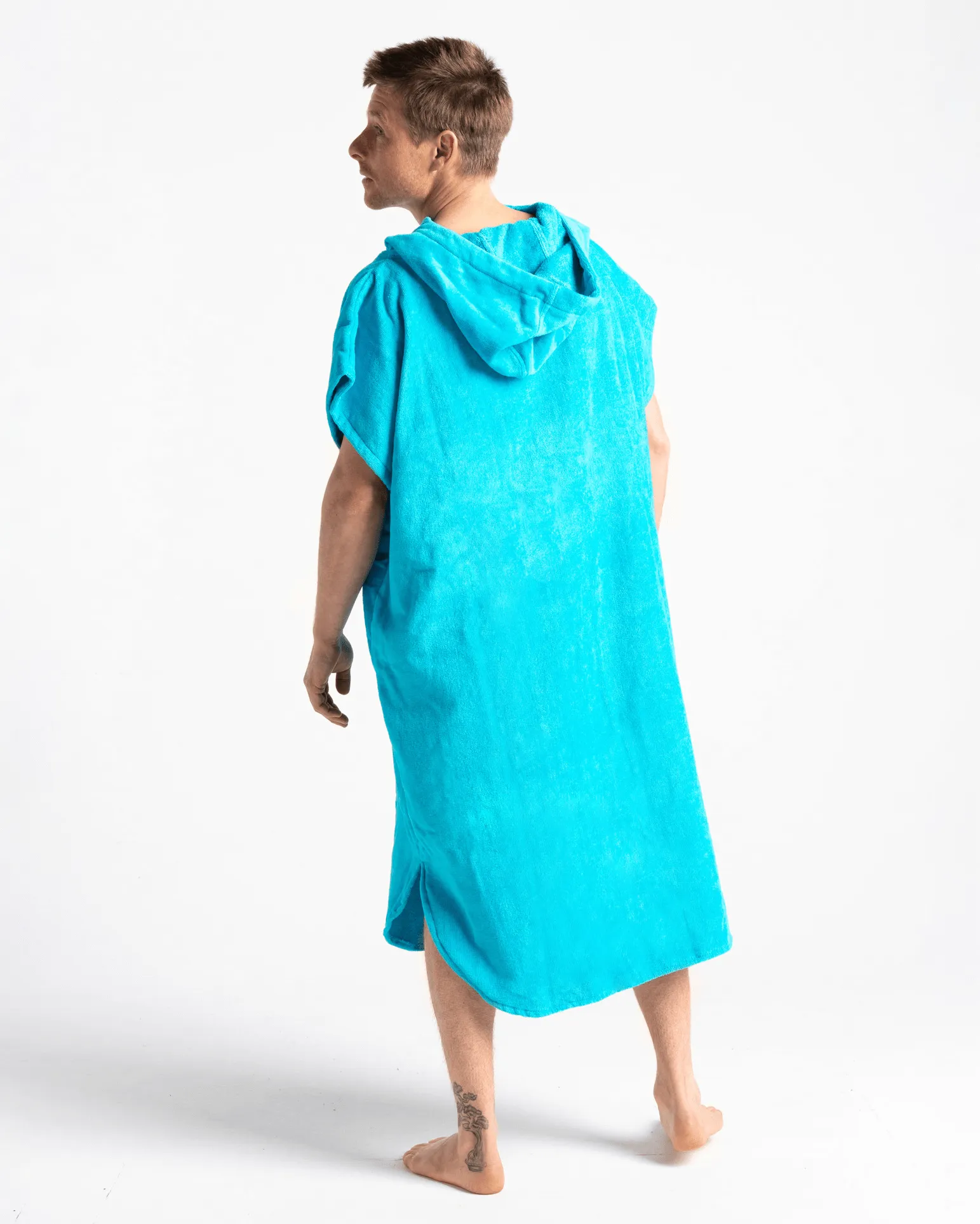 Original-Series Short Sleeve Changing Robe in Blue Atoll
