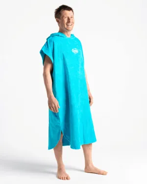Original-Series Short Sleeve Changing Robe in Blue Atoll