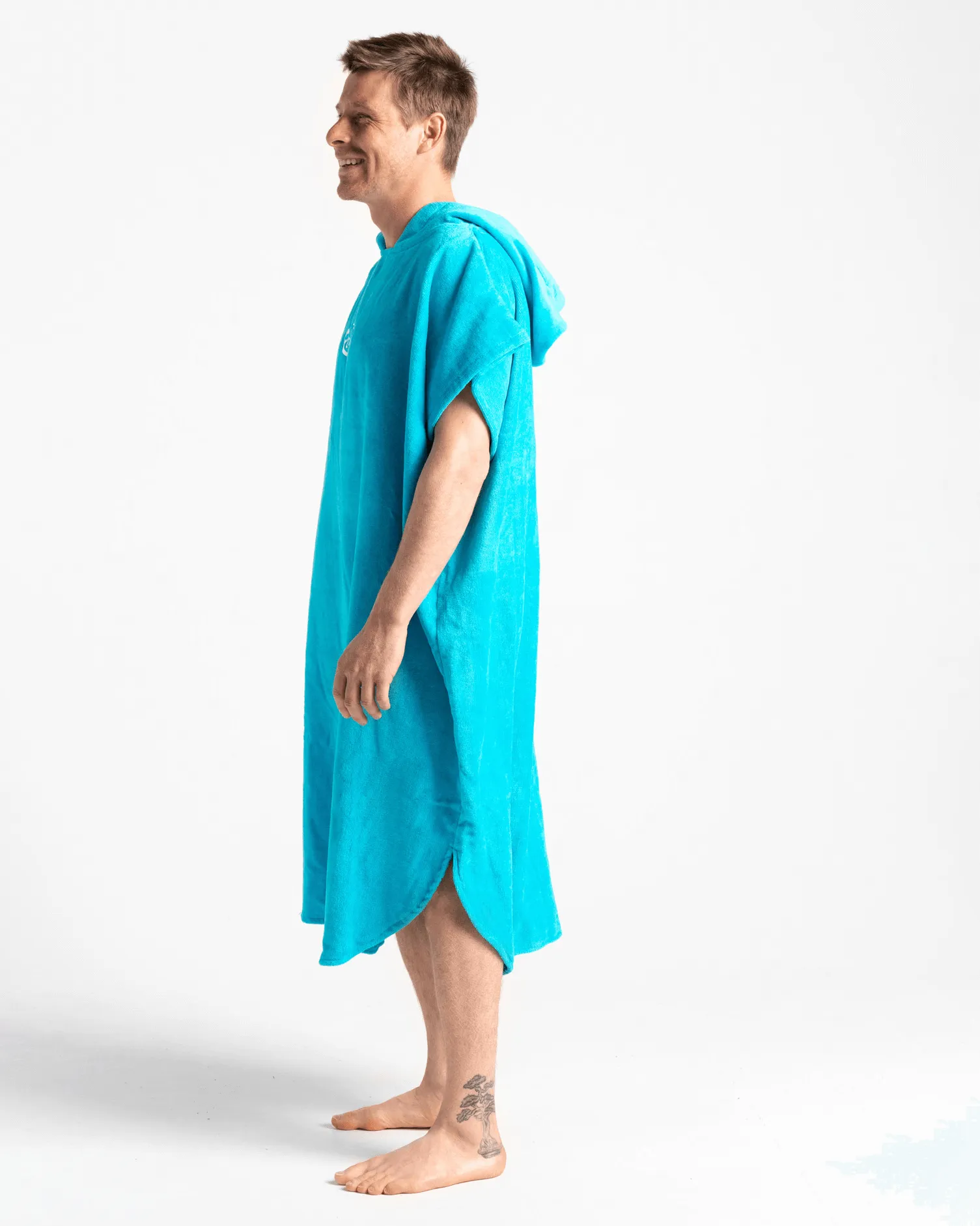 Original-Series Short Sleeve Changing Robe in Blue Atoll