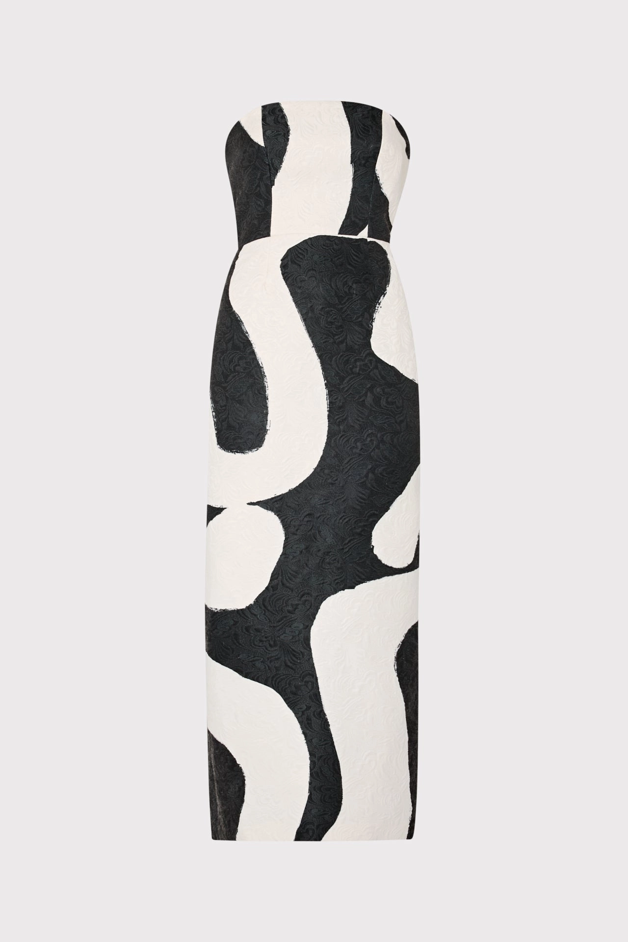 Orion Ink Swirl Dress Layered Design
