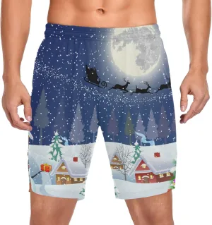 Oyihfvs Men's Sports Shorts, Soft Lounge Pants Shorts with Pockets for Men (S-3XL)