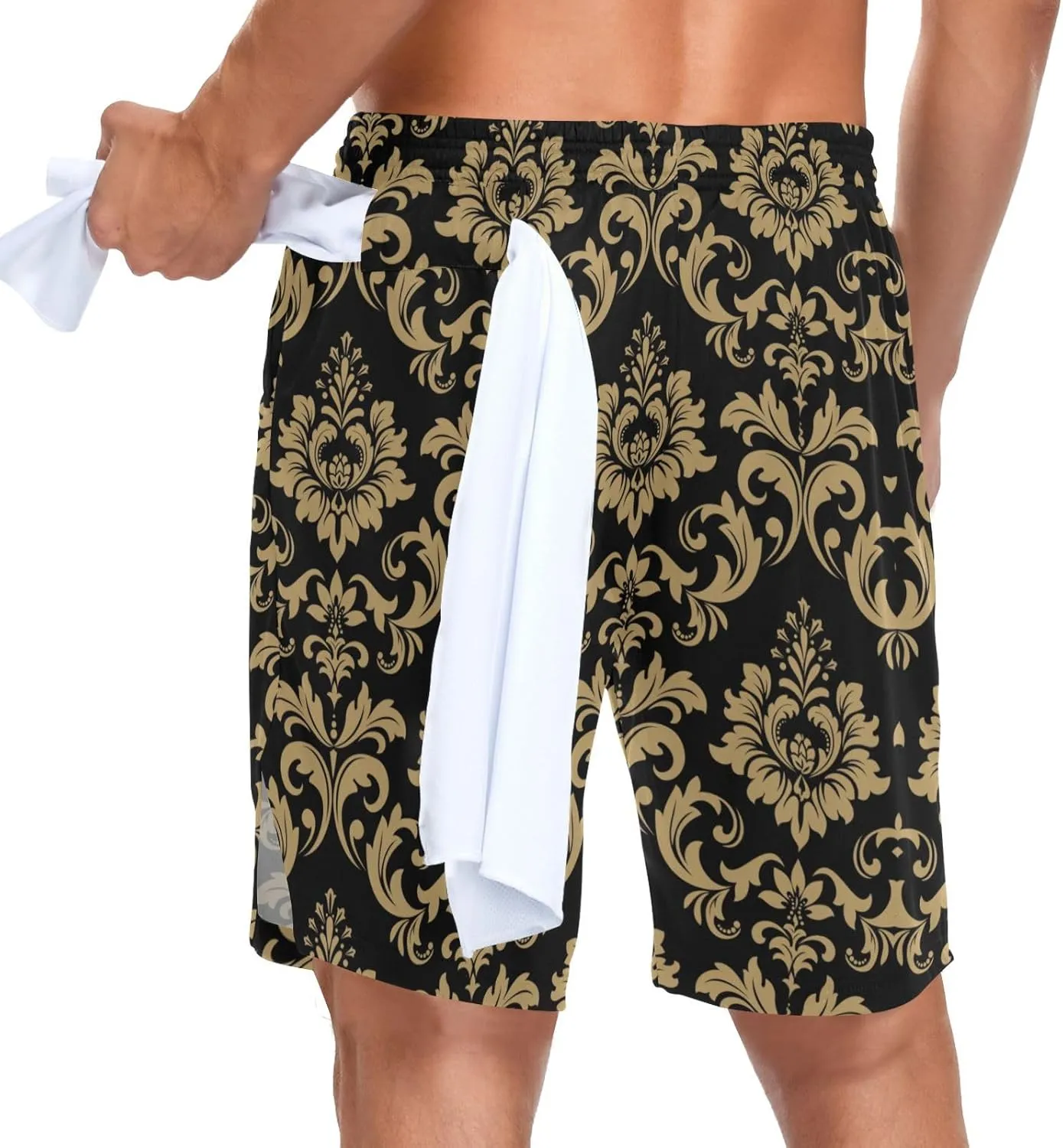Oyihfvs Men's Sports Shorts, Soft Lounge Pants Shorts with Pockets for Men (S-3XL)