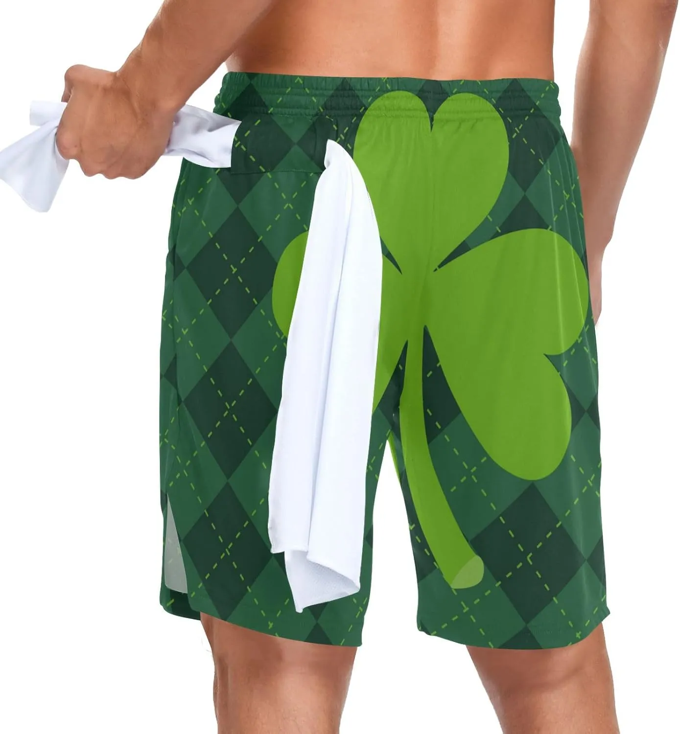Oyihfvs Men's Sports Shorts, Soft Lounge Pants Shorts with Pockets for Men (S-3XL)