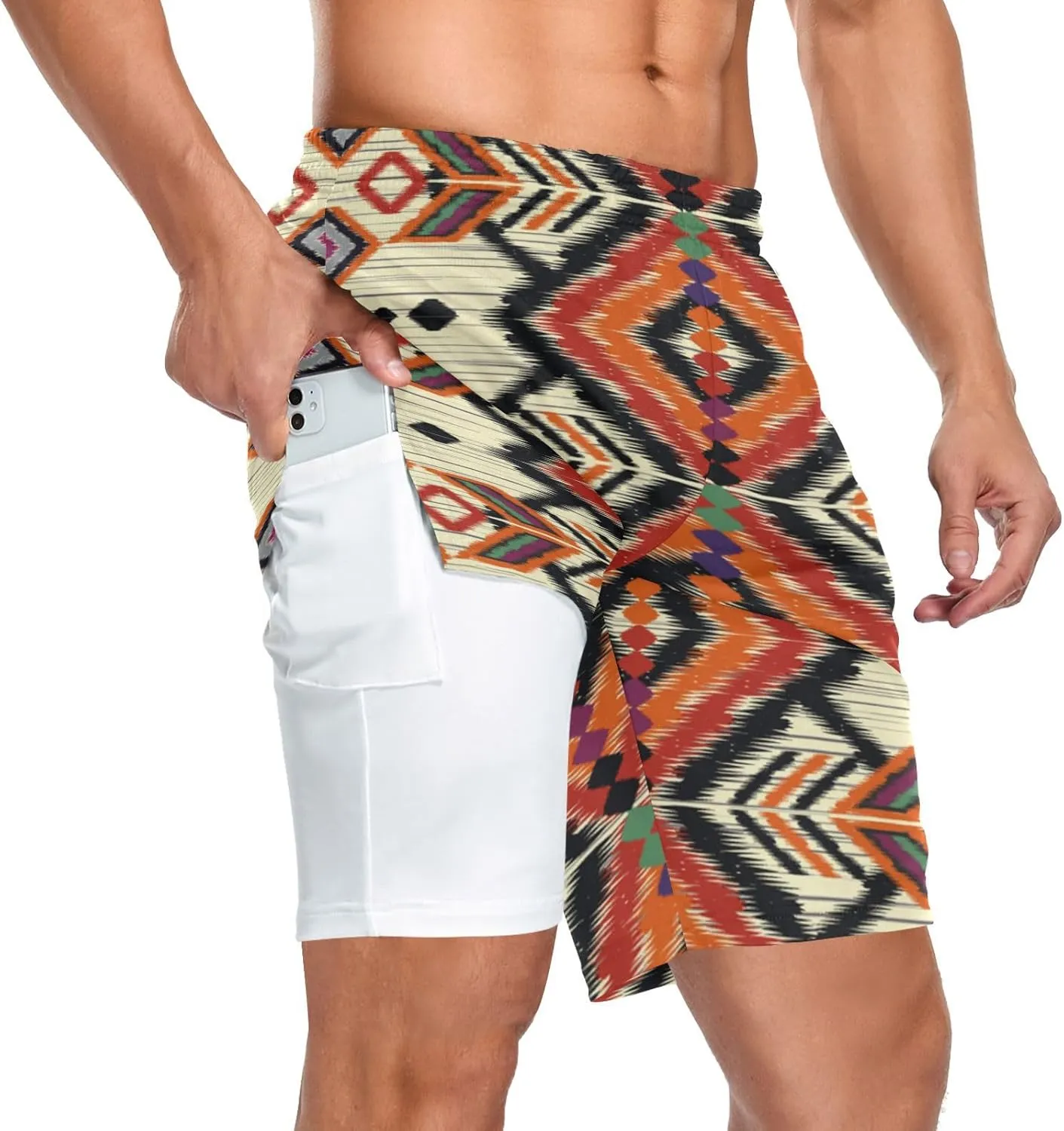 Oyihfvs Men's Sports Shorts, Soft Lounge Pants Shorts with Pockets for Men (S-3XL)