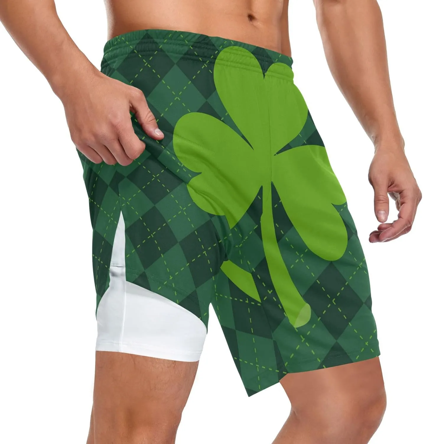 Oyihfvs Men's Sports Shorts, Soft Lounge Pants Shorts with Pockets for Men (S-3XL)