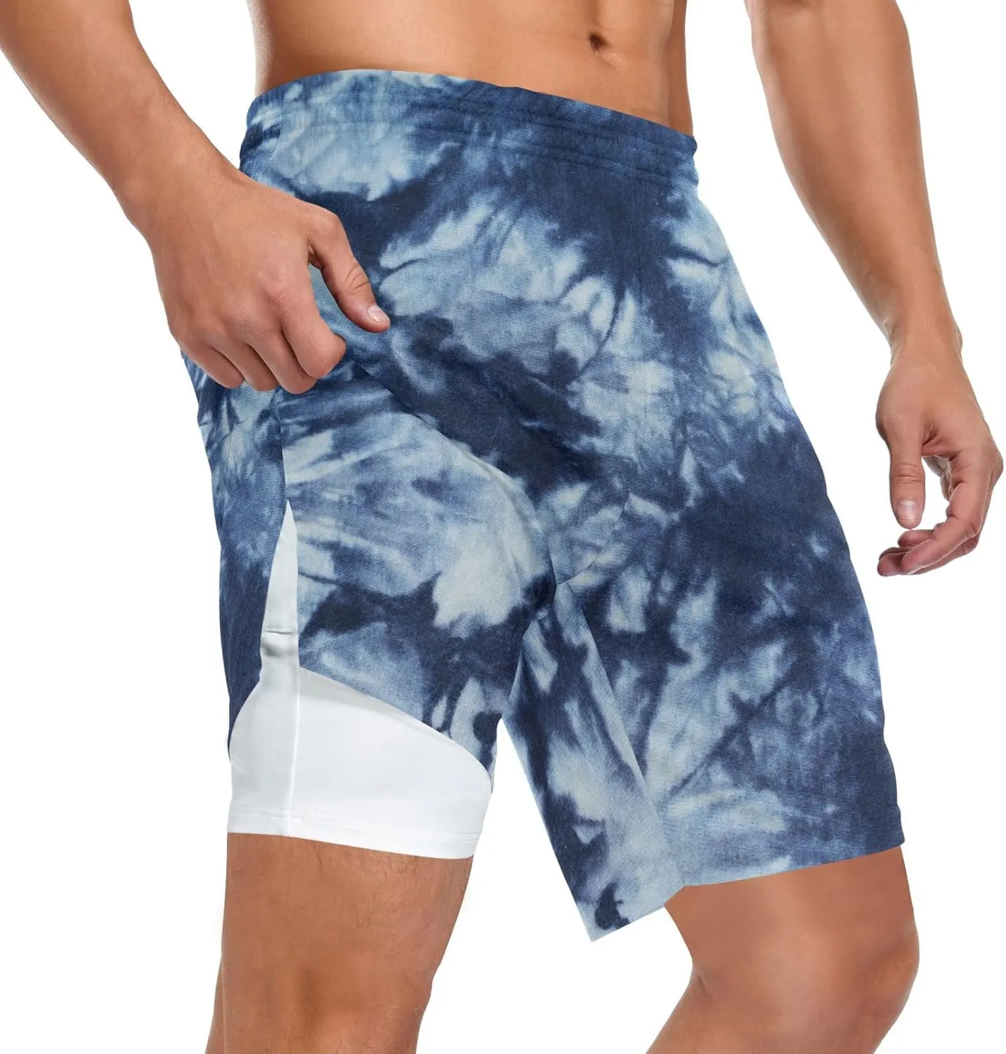 Oyihfvs Men's Sports Shorts, Soft Lounge Pants Shorts with Pockets for Men (S-3XL)