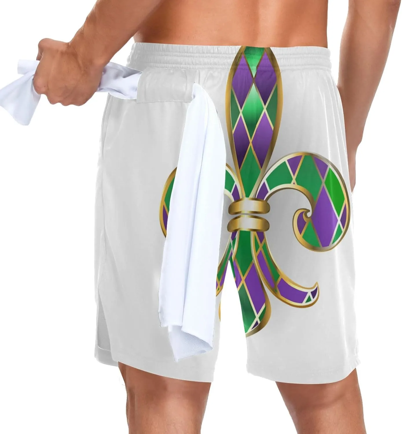 Oyihfvs Men's Sports Shorts, Soft Lounge Pants Shorts with Pockets for Men (S-3XL)