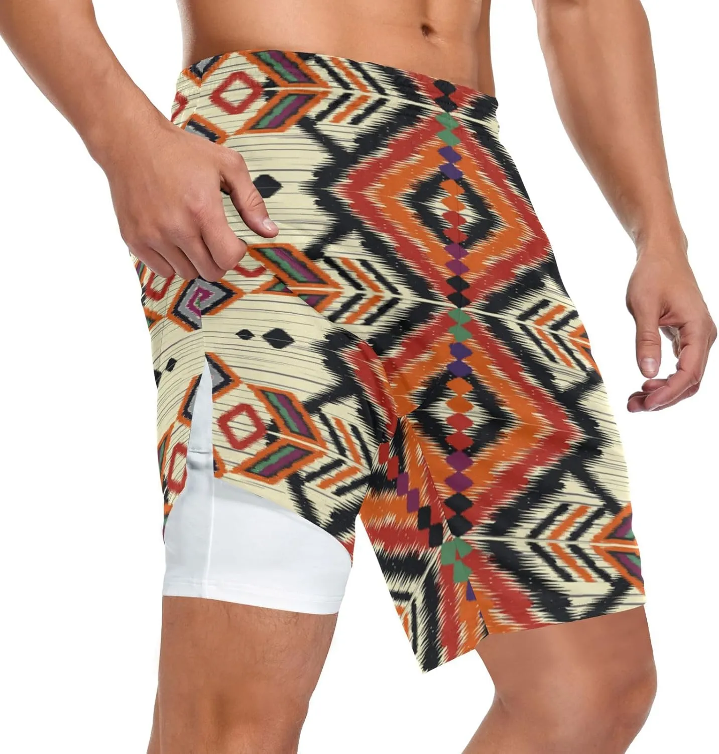 Oyihfvs Men's Sports Shorts, Soft Lounge Pants Shorts with Pockets for Men (S-3XL)