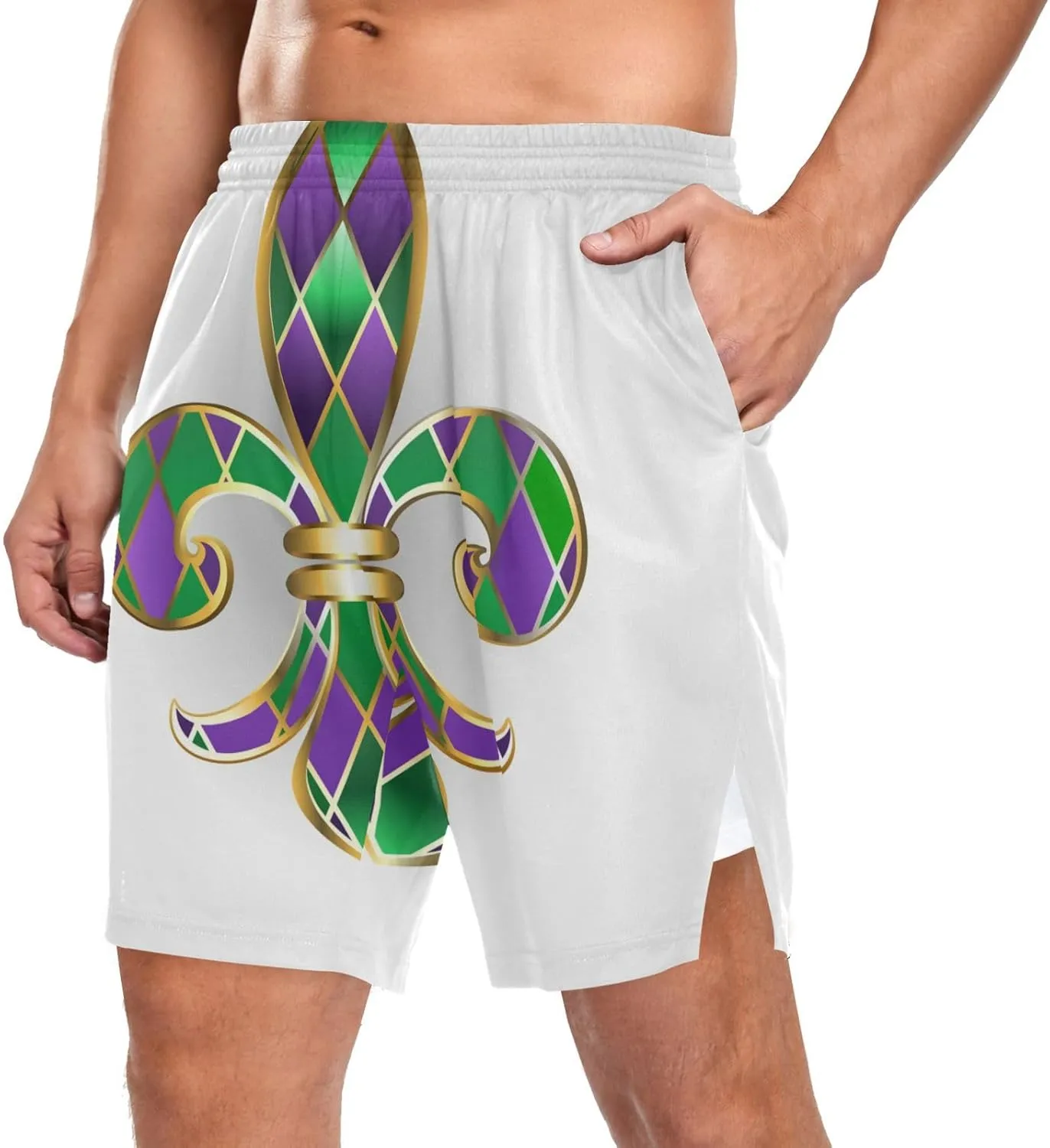 Oyihfvs Men's Sports Shorts, Soft Lounge Pants Shorts with Pockets for Men (S-3XL)