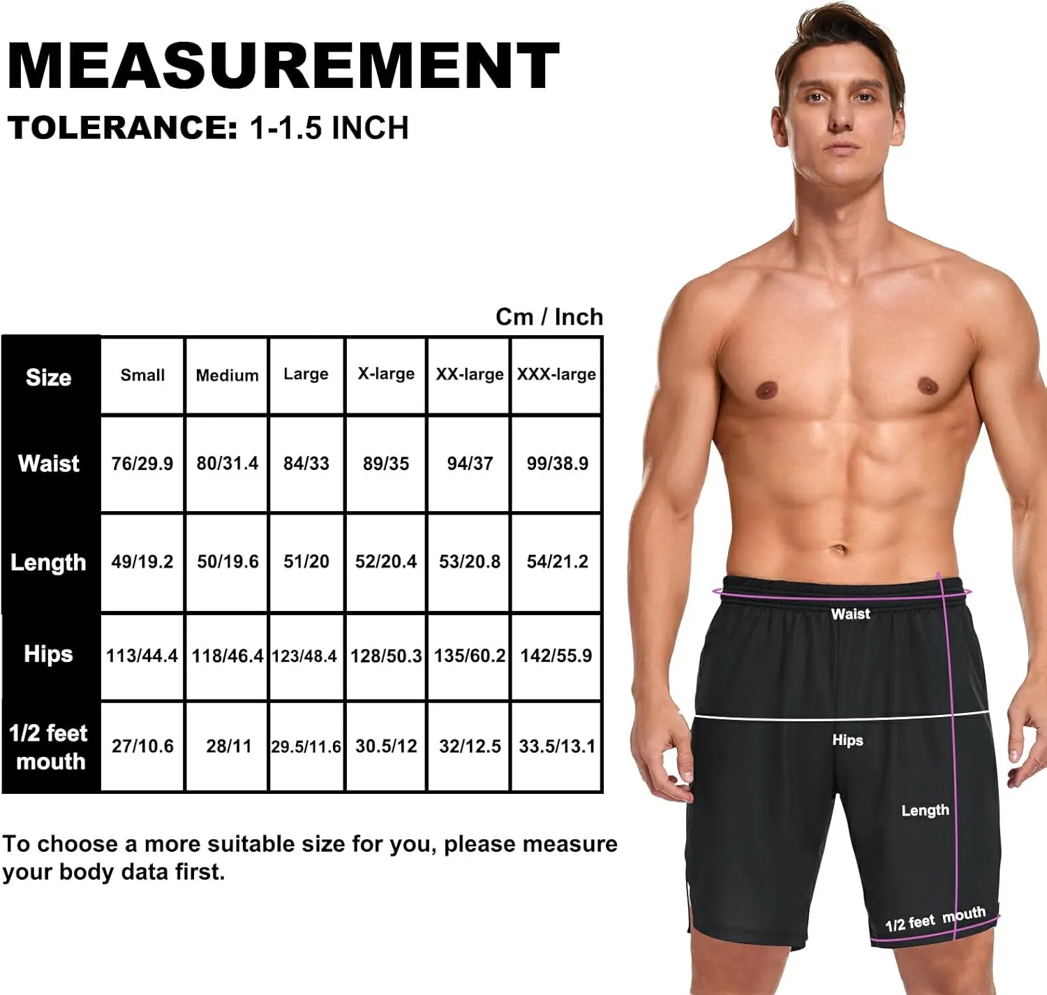 Oyihfvs Men's Sports Shorts, Soft Lounge Pants Shorts with Pockets for Men (S-3XL)