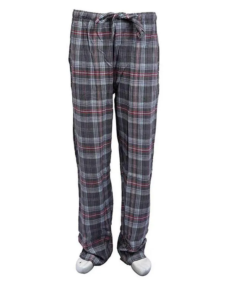 Pack of 2 - Men's Cotton Check Pajama - Cotton Yarn Dyed Flannel Men's Pajama MF-06