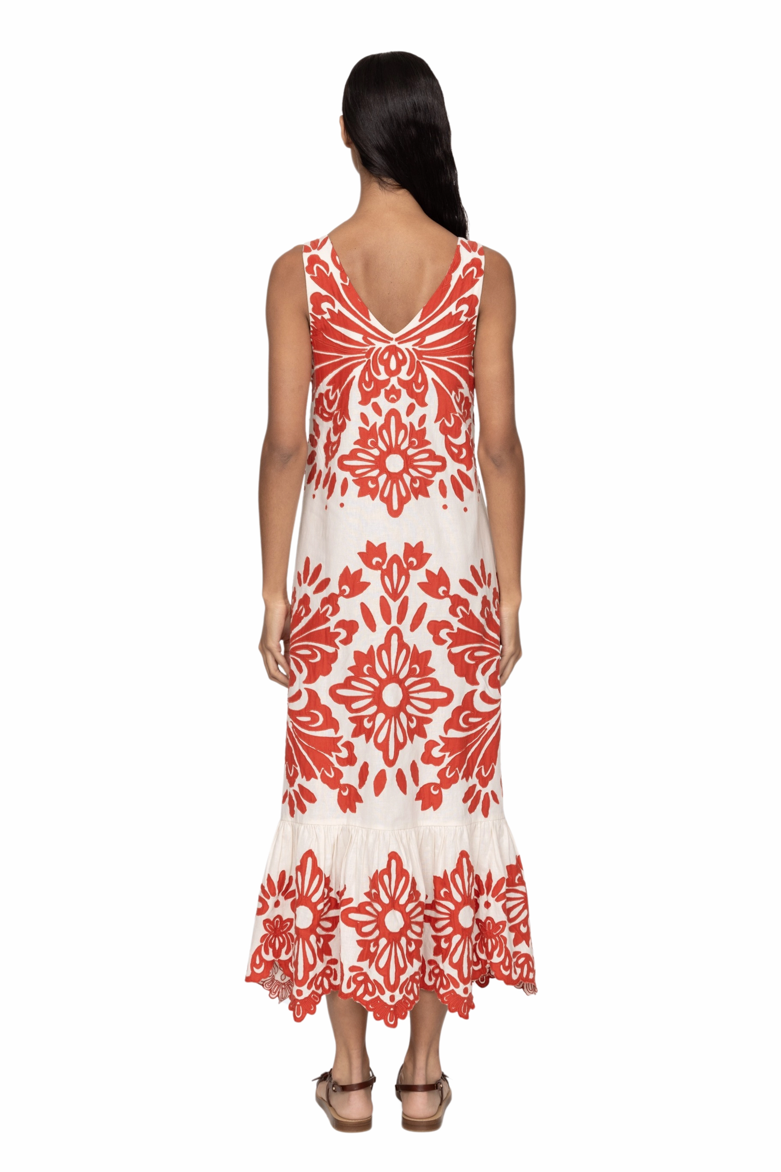 Liliana Applique Maxi Tank Dress All Layer Modern Form