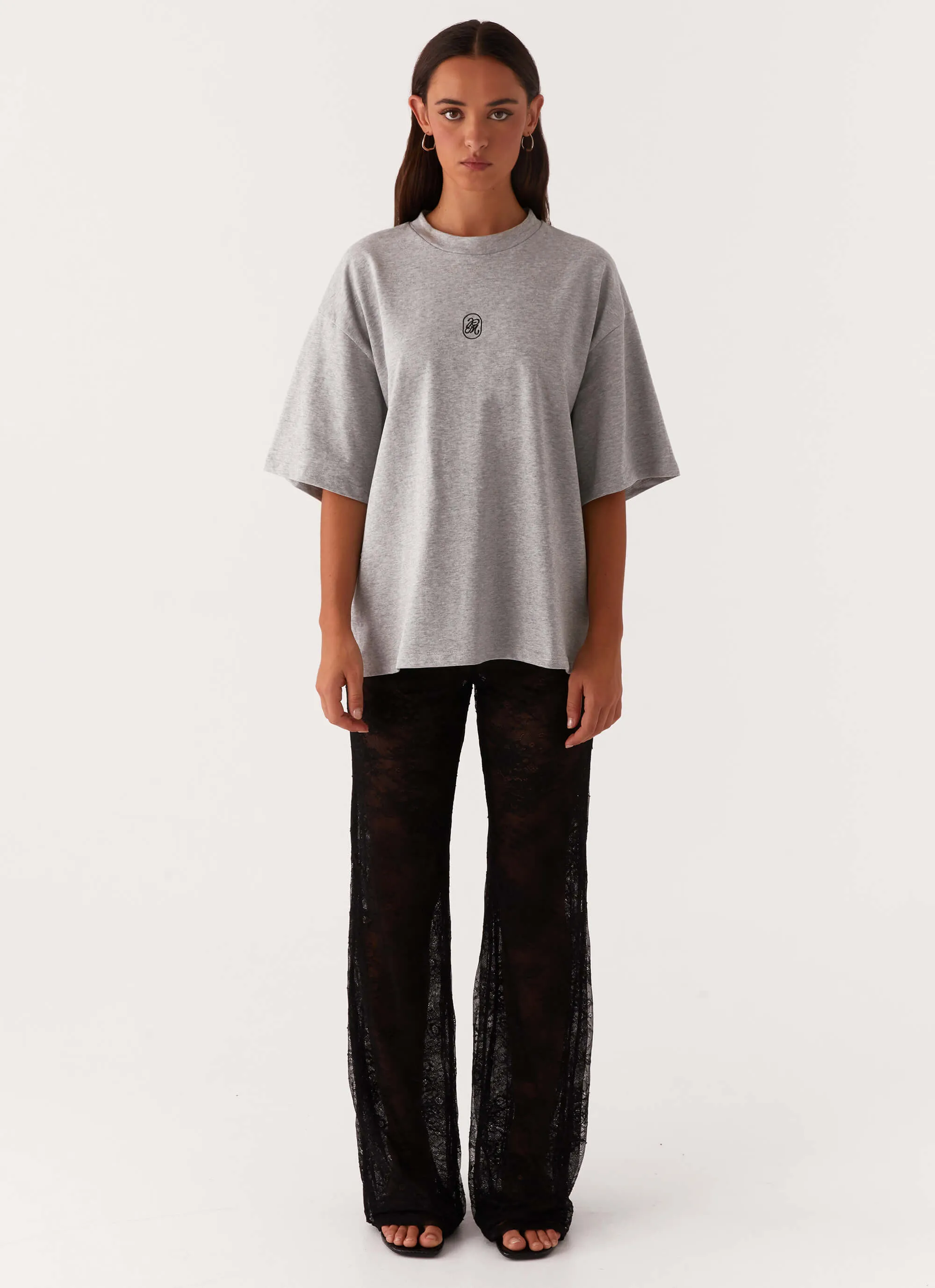Paige Lace Pants - Black Roomy Fit