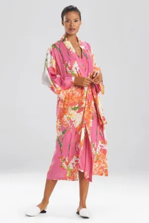 Painted Bouquet Robe