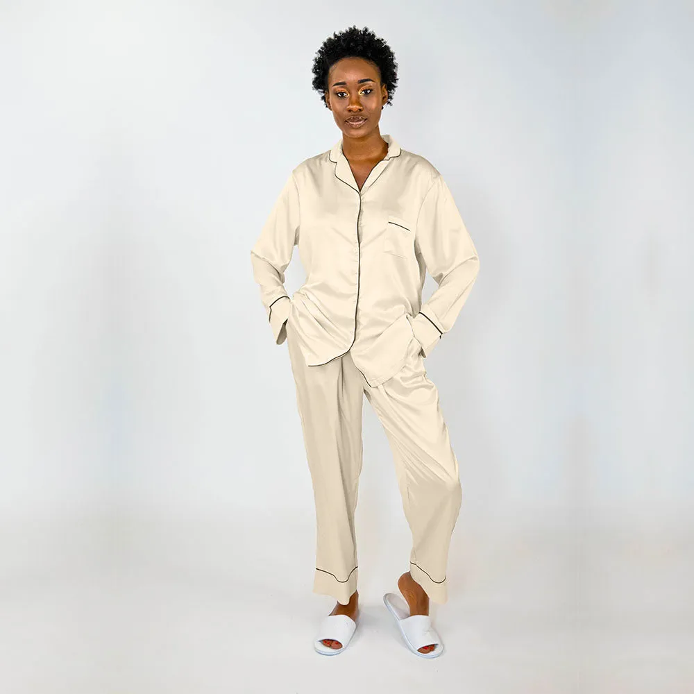 Pajama Pant Set - Champagne