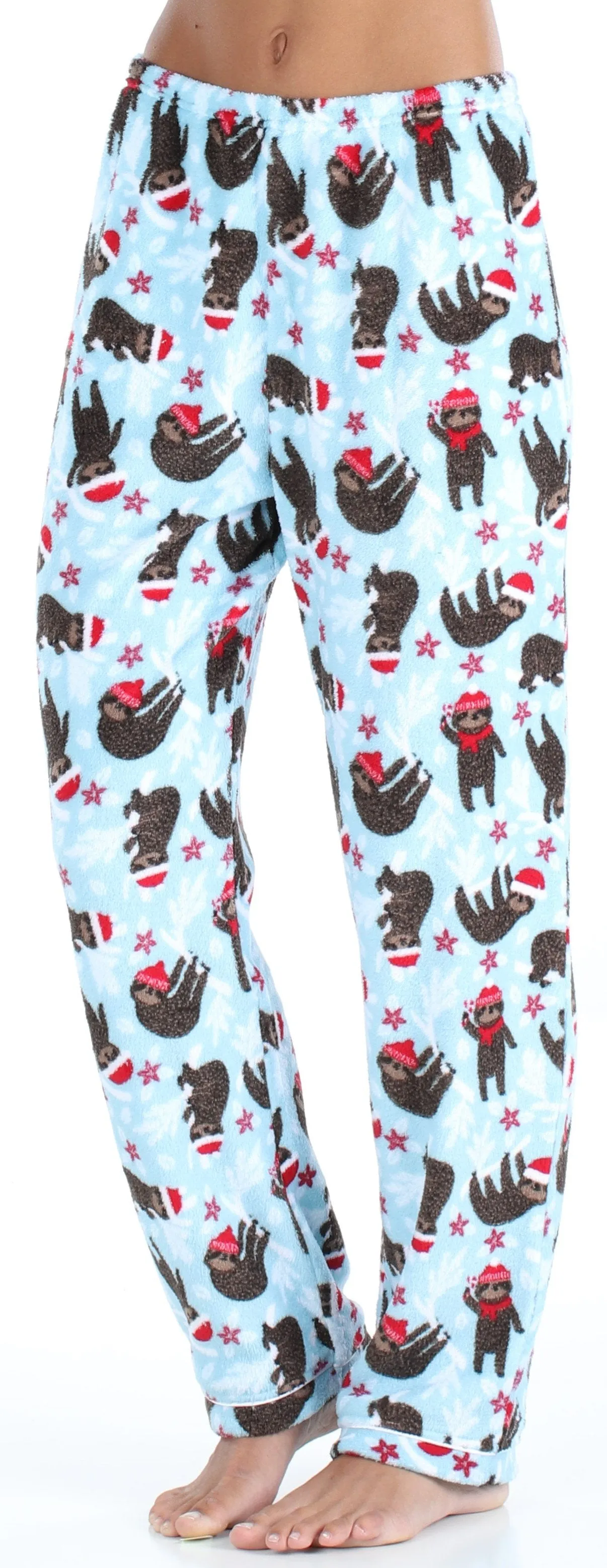 PajamaMania Women’s Fleece Long Sleeve Pajama Set