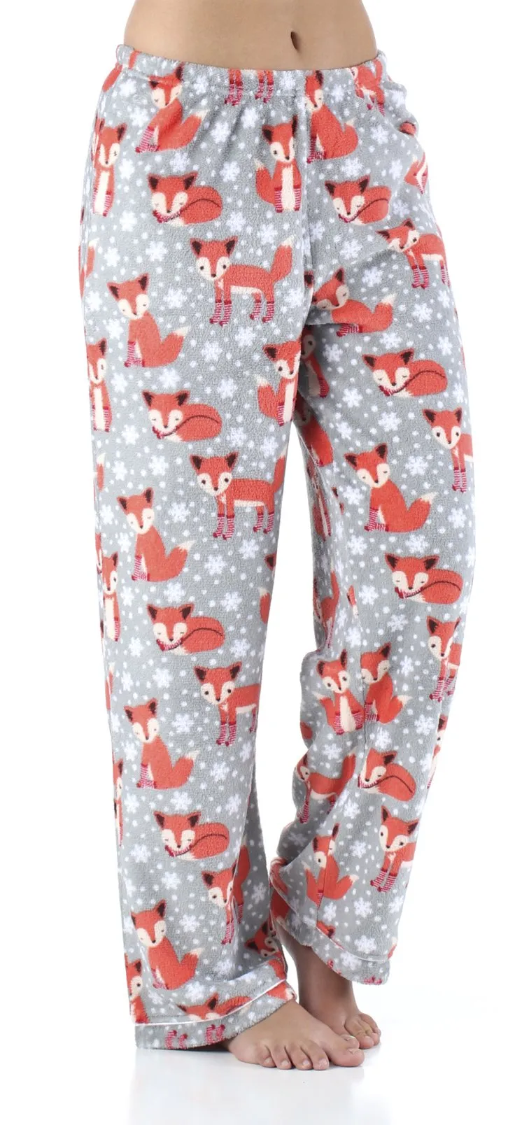 PajamaMania Women’s Fleece Long Sleeve Pajama Set