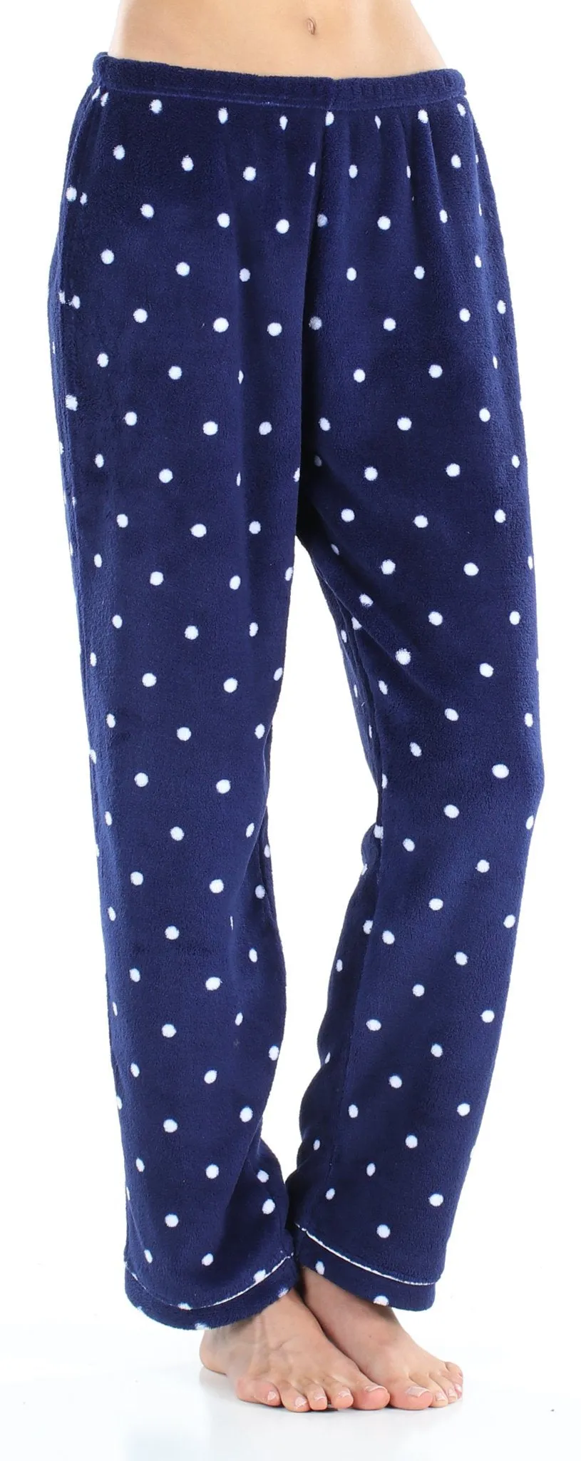 PajamaMania Women’s Fleece Long Sleeve Pajama Set