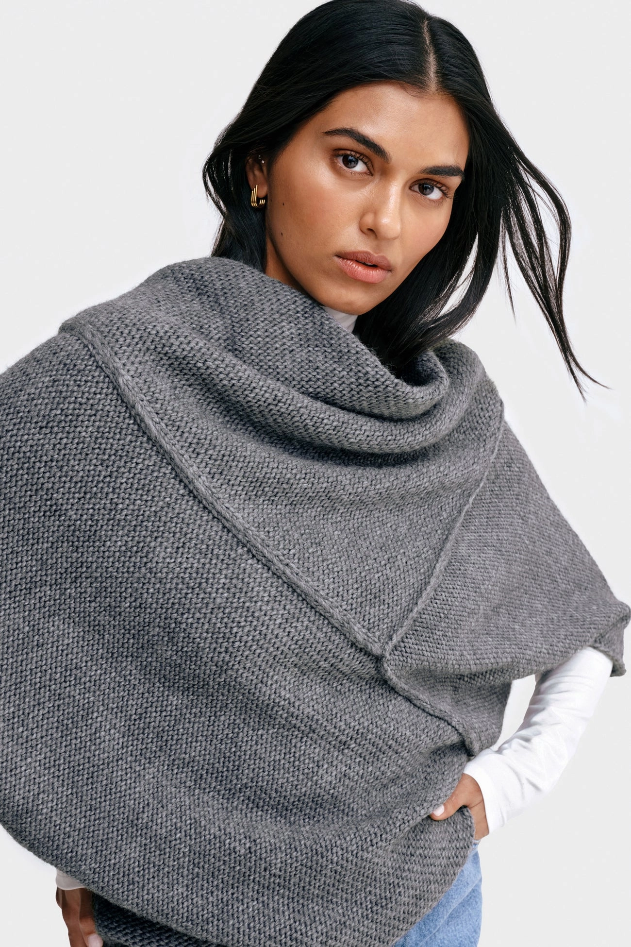 Palmer Knit Top AdjustableDrawstring FlatlockSeams