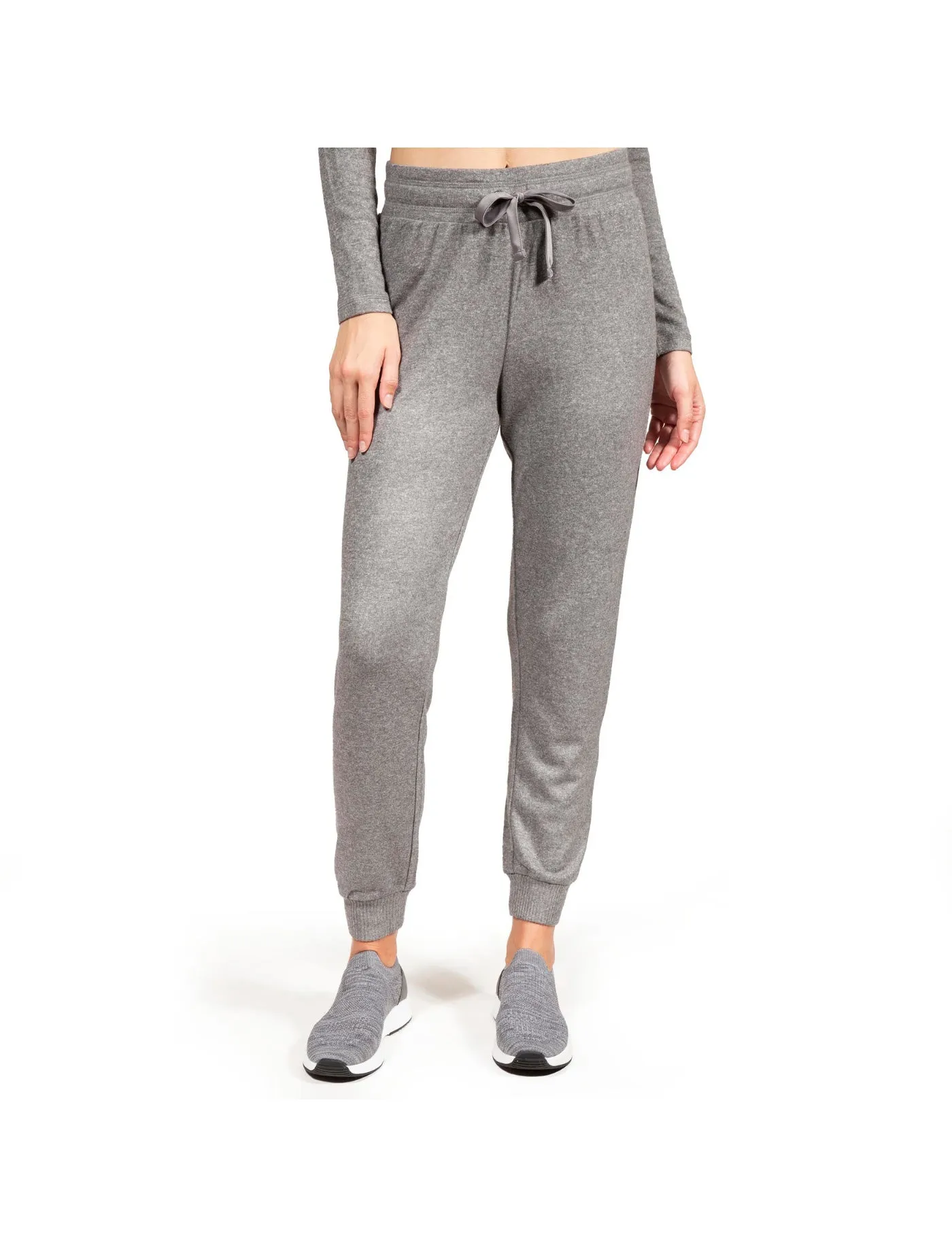 Pantalon jogger Femme Gris chiné
