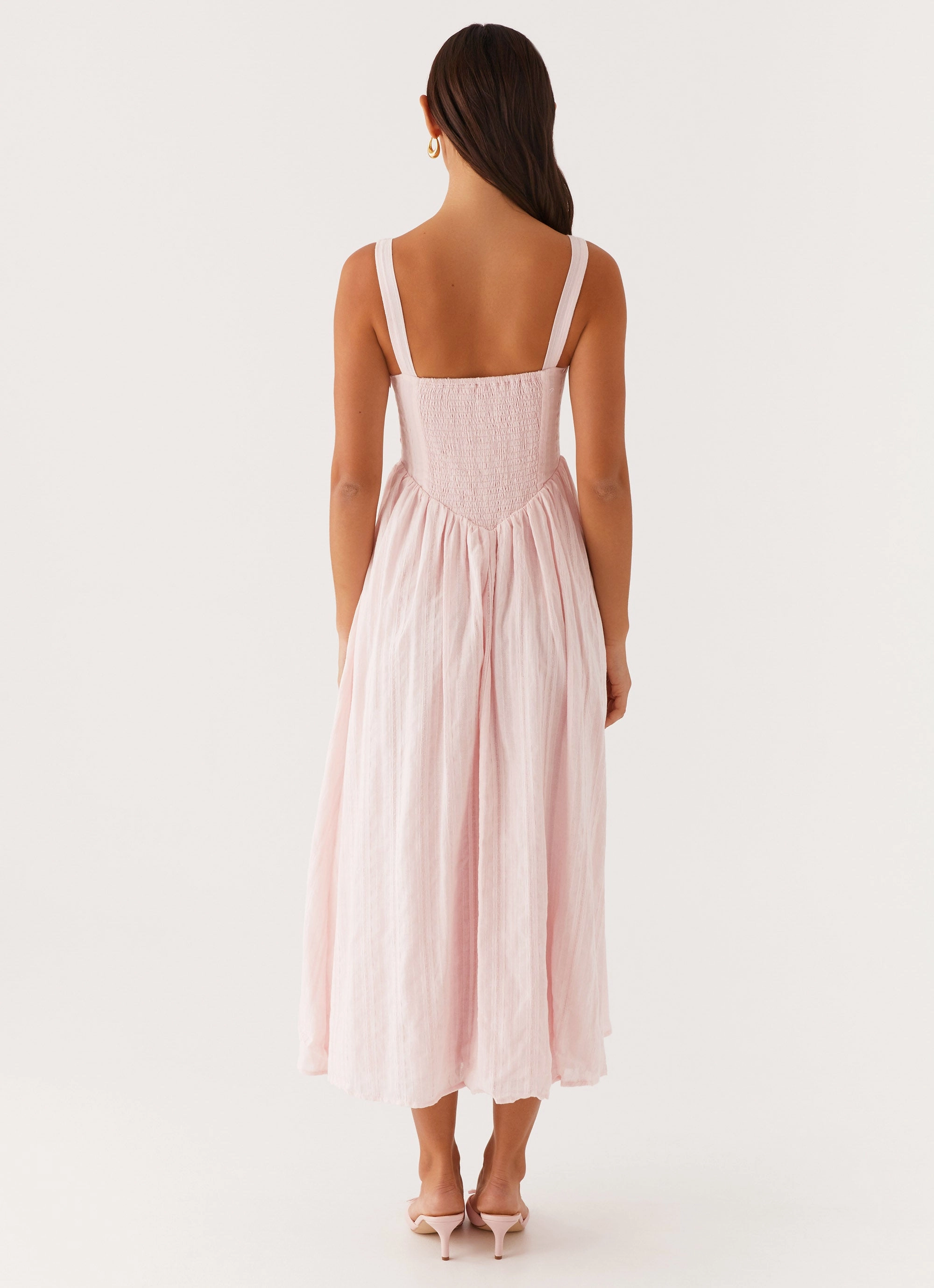 Light Base Pascuelle Midi Dress - Pink