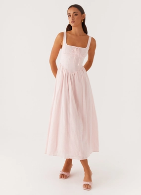 Neutral-Shade All Day Pascuelle Midi Dress - Pink