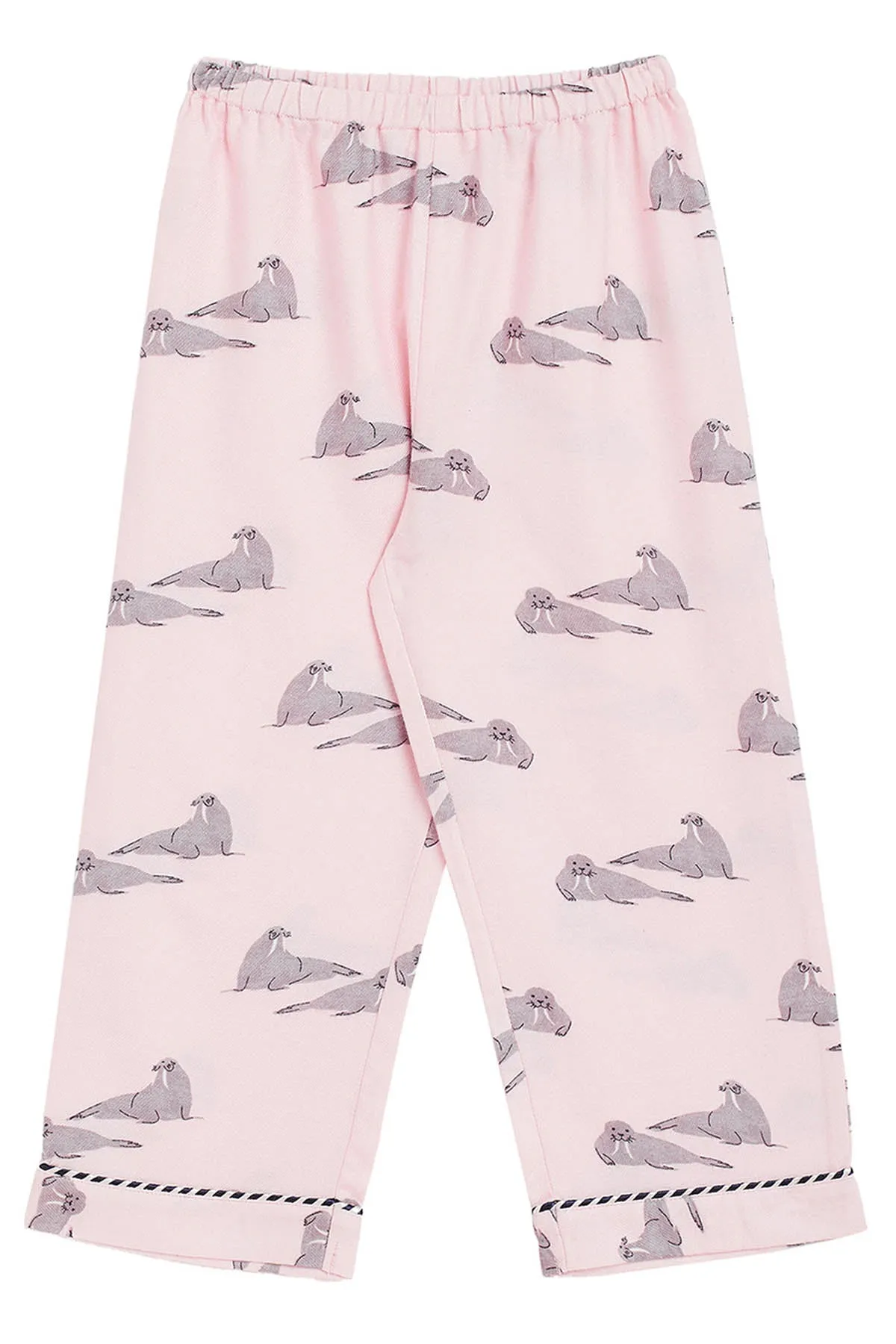 Pastel Pink Printed Sleepwear