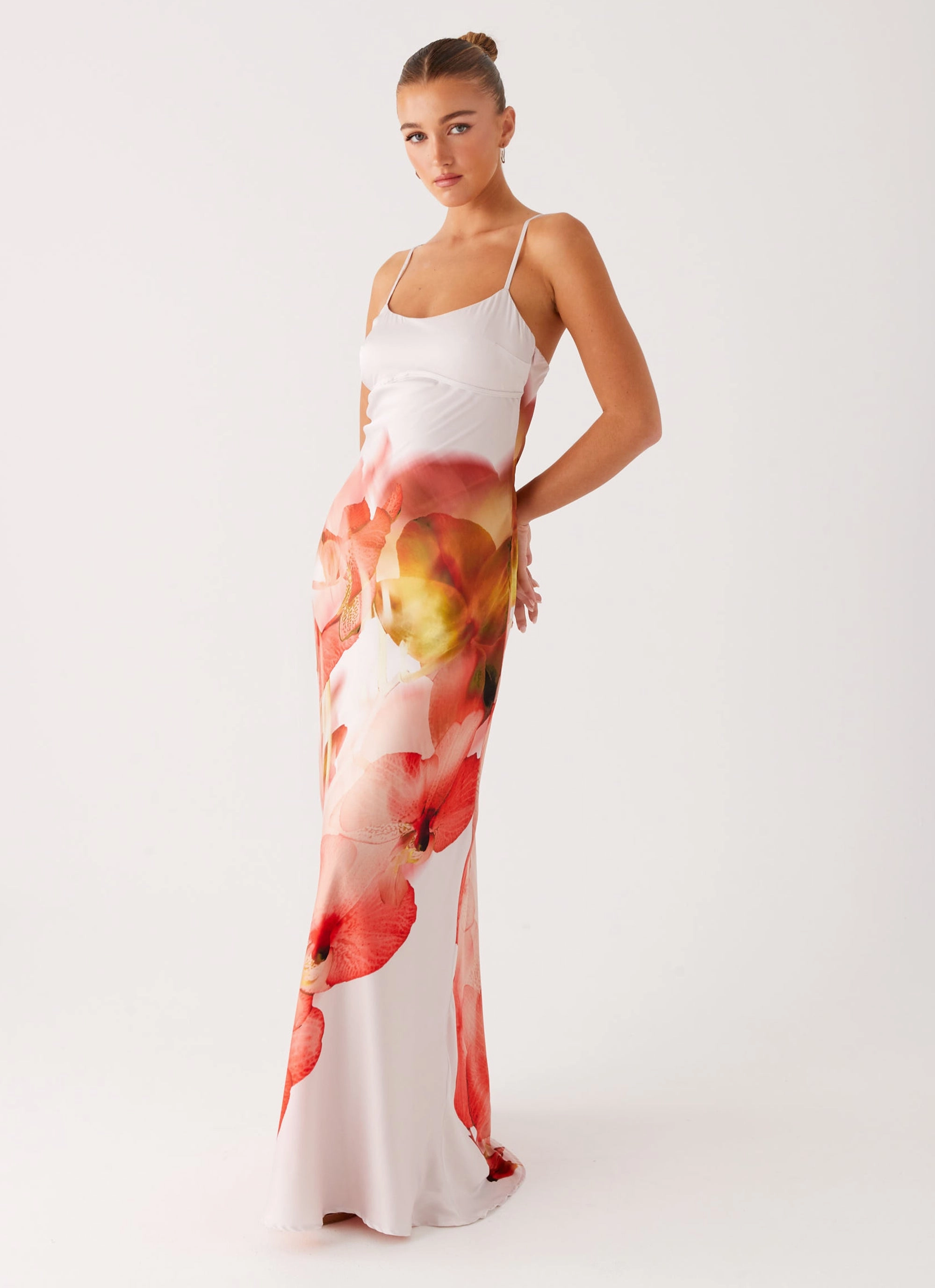 Pacha Maxi Dress - Peach Rose elegant design