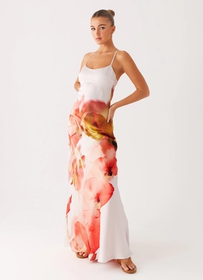 Grace Vibe Pacha Maxi Dress - Peach Rose