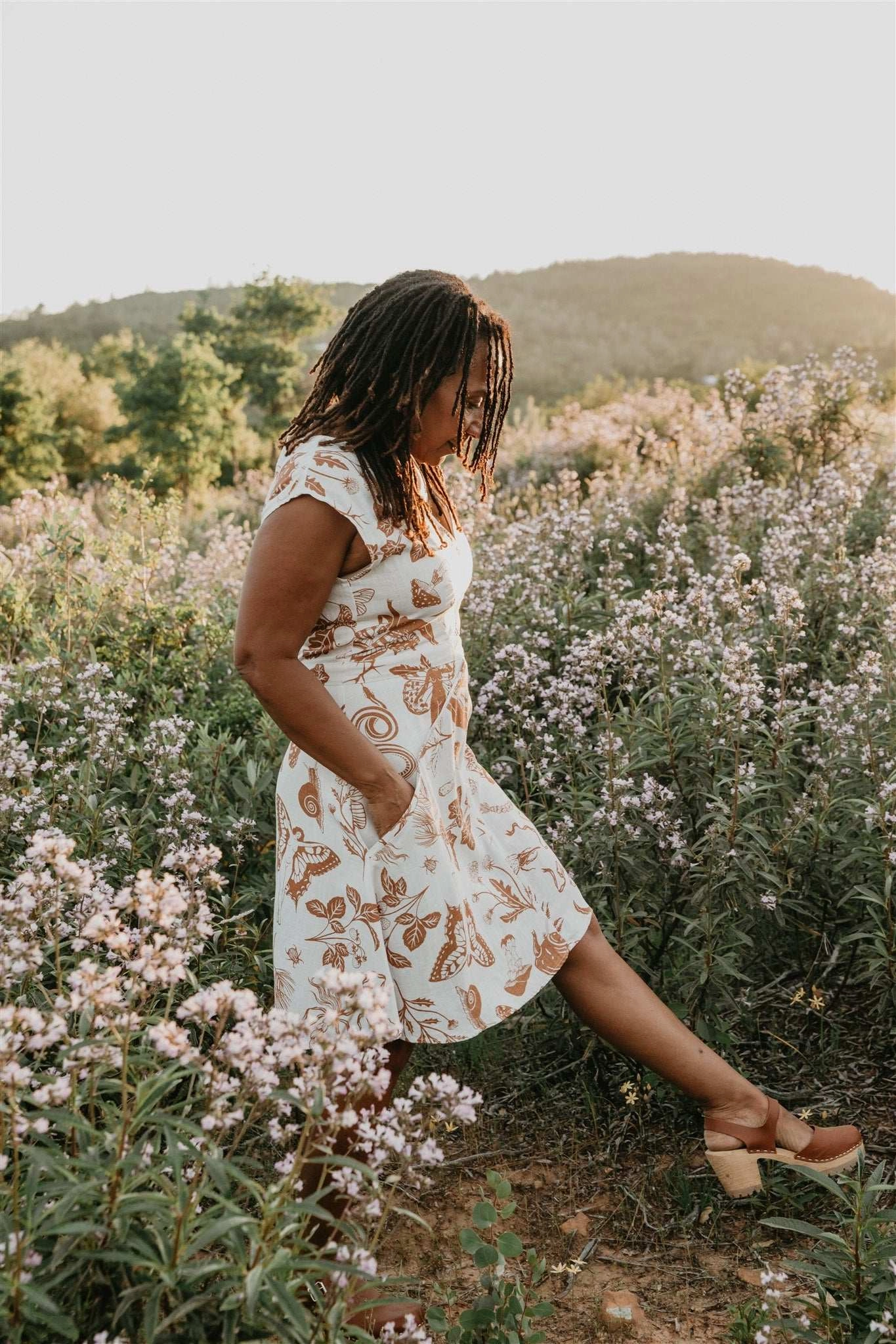 Soft Feel Flattering Fit Wear Spicy Xena in Oat Woodland Wonder